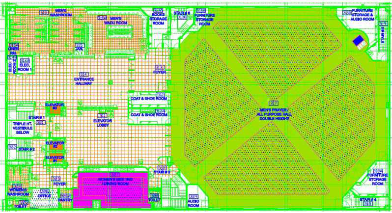 Floor plan for Phase 1 – Planning & Design