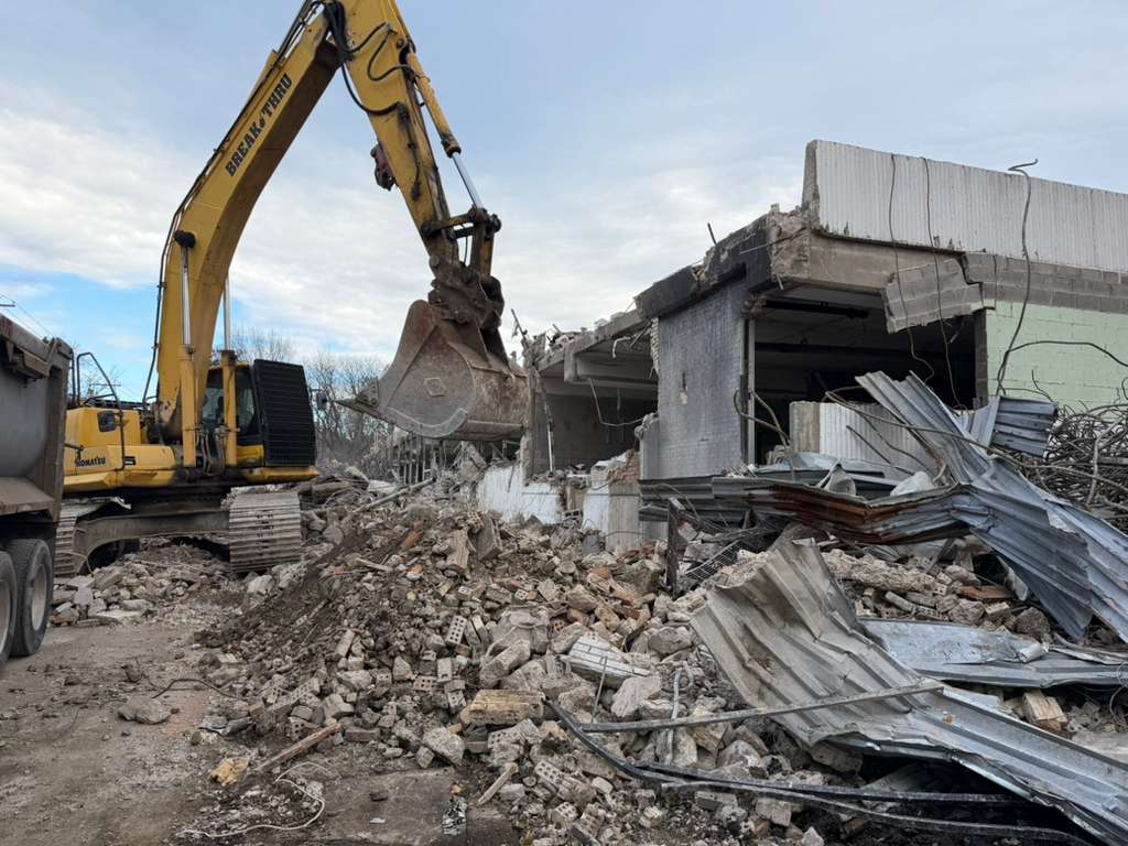 Demolition underway for Phase 2